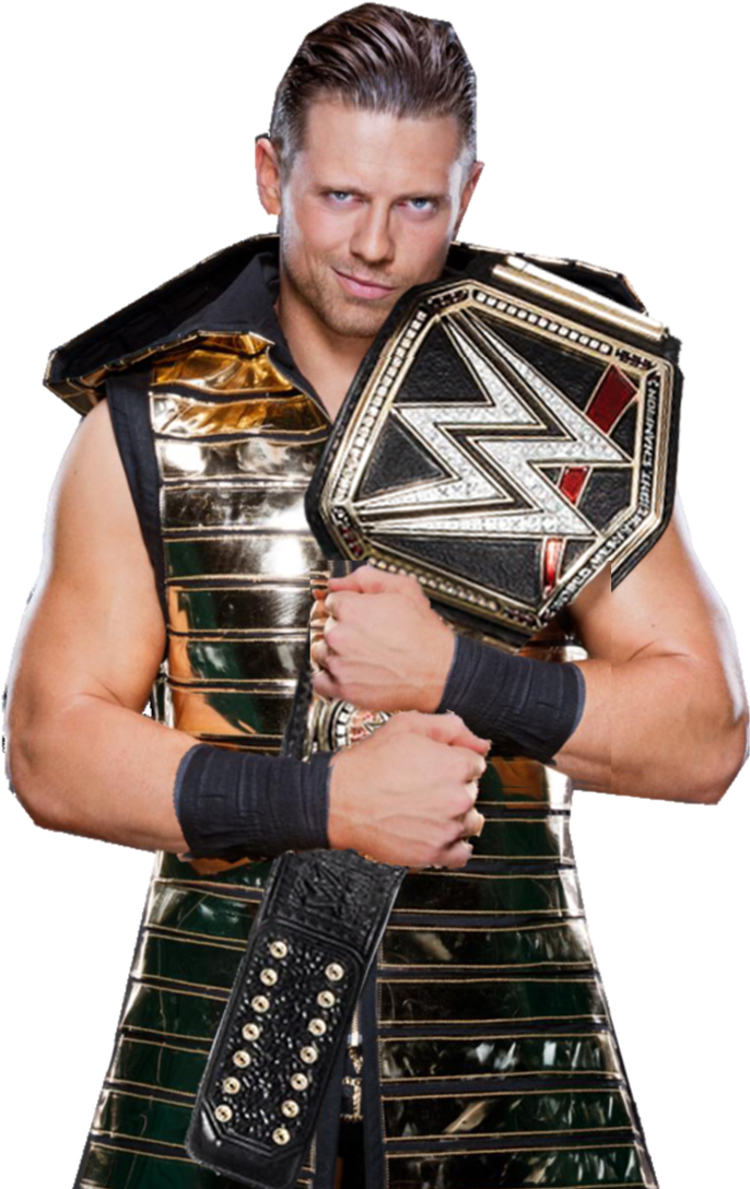 Wwe The Miz Wwe Championship (728x1098), Png Download