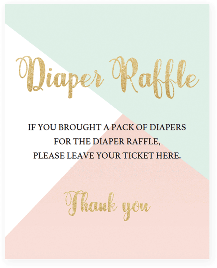 Baby Shower R Sum Rsum - Raffle Sign For Baby Shower (819x1024), Png Download