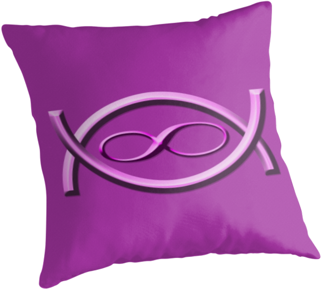 ""infinity" Typography" Throw Pillows By Billowenart - Cushion (875x875), Png Download