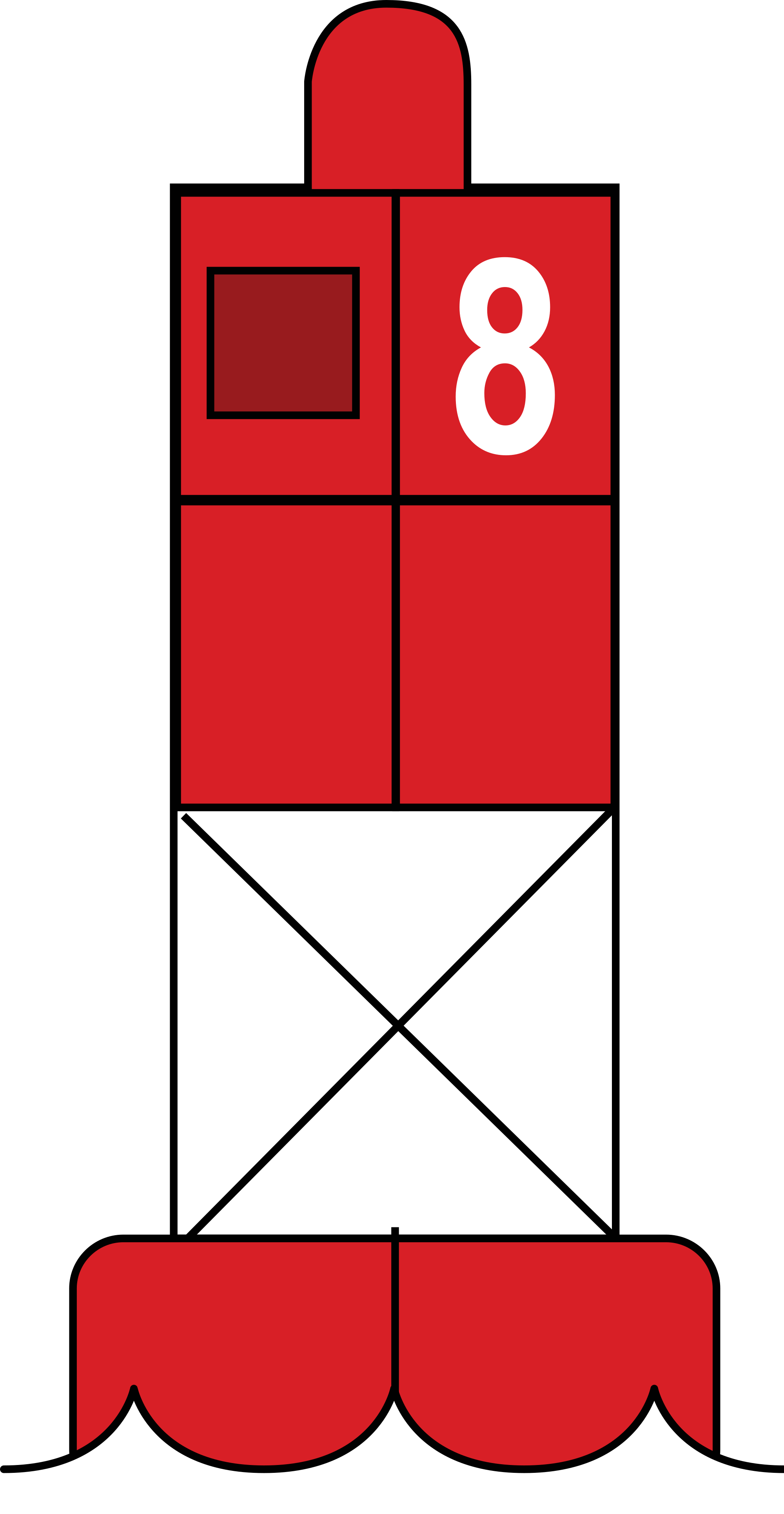 Open - Carmine (2000x3861), Png Download