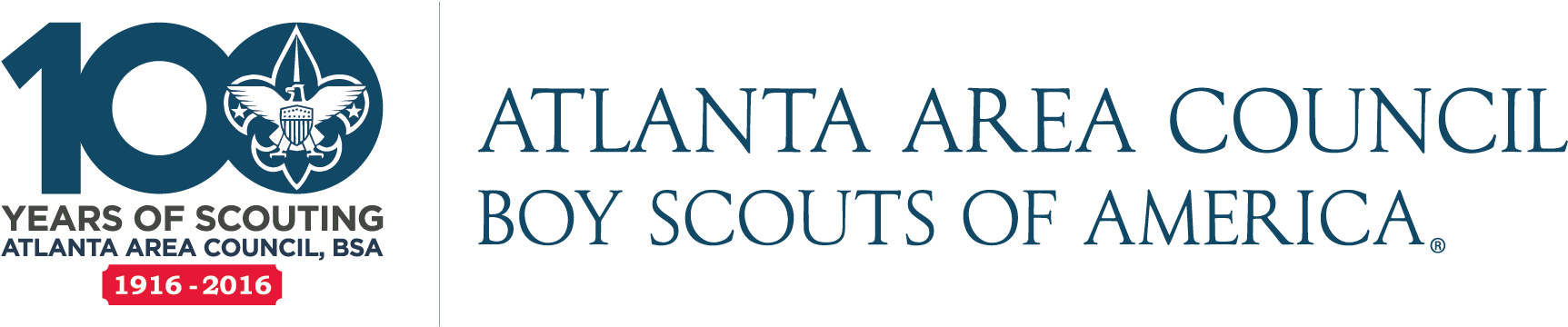 Atlanta Area Council - Boy Scouts Of America (1832x402), Png Download