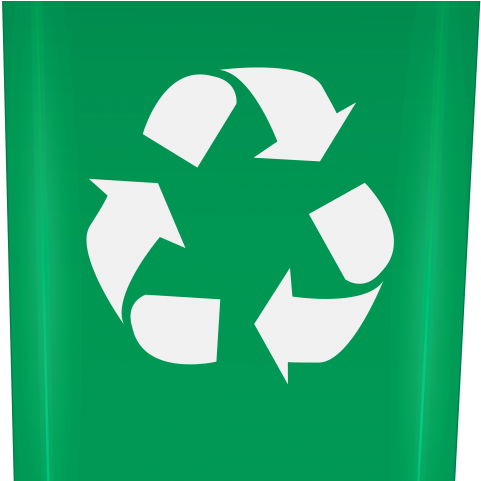 Trash Can Clipart Bin - Recycle Clip Art (640x480), Png Download