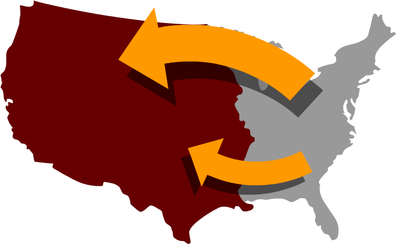 Time Zone X Westward - Selling Montana To Canada (880x880), Png Download