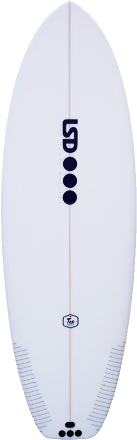Lsd Tex Fcsii Clear Xf 2018 Front - Surfboard (406x903), Png Download