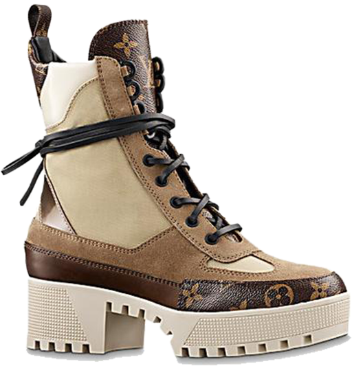 Louis Vuitton Laureate Platform Desert Boot - Desert Boots Louis Vuitton Beige (1000x600), Png Download