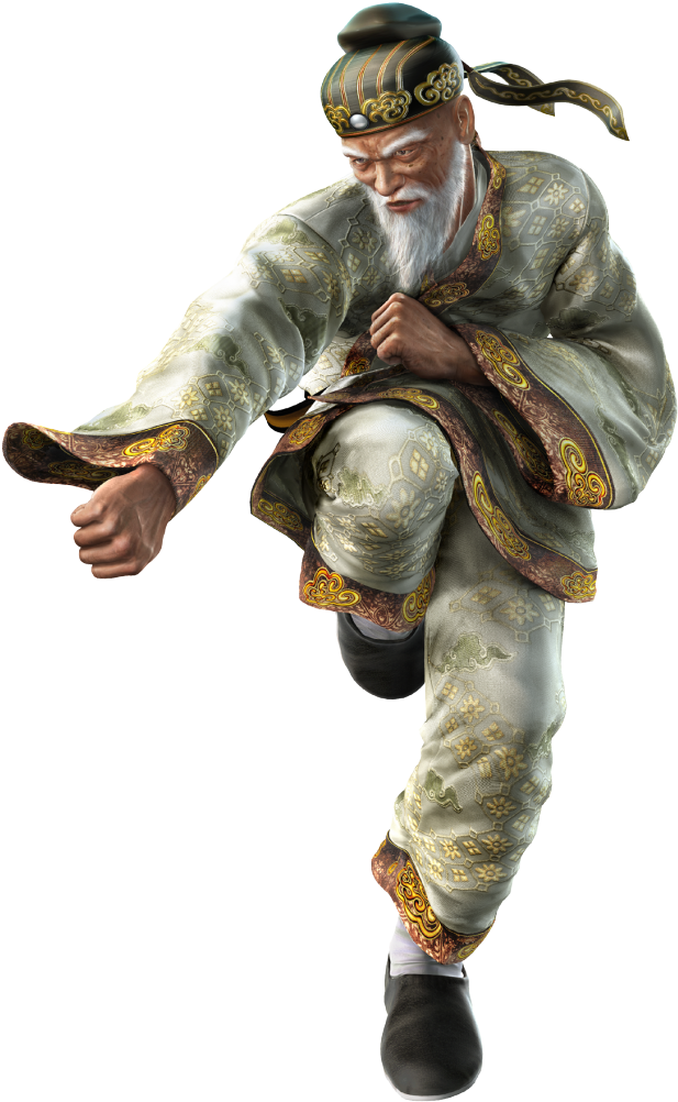 Game Character Png - Wang Jinrei Tekken (675x1023), Png Download