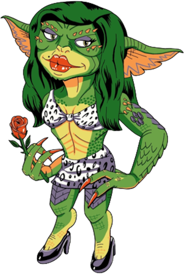 Greta - Female Gremlin (743x1080), Png Download