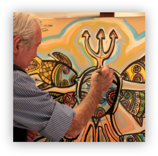 Painting (570x561), Png Download