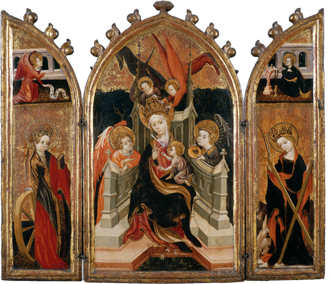 Gothic - Pintura Catalana Segle Xiv (700x600), Png Download