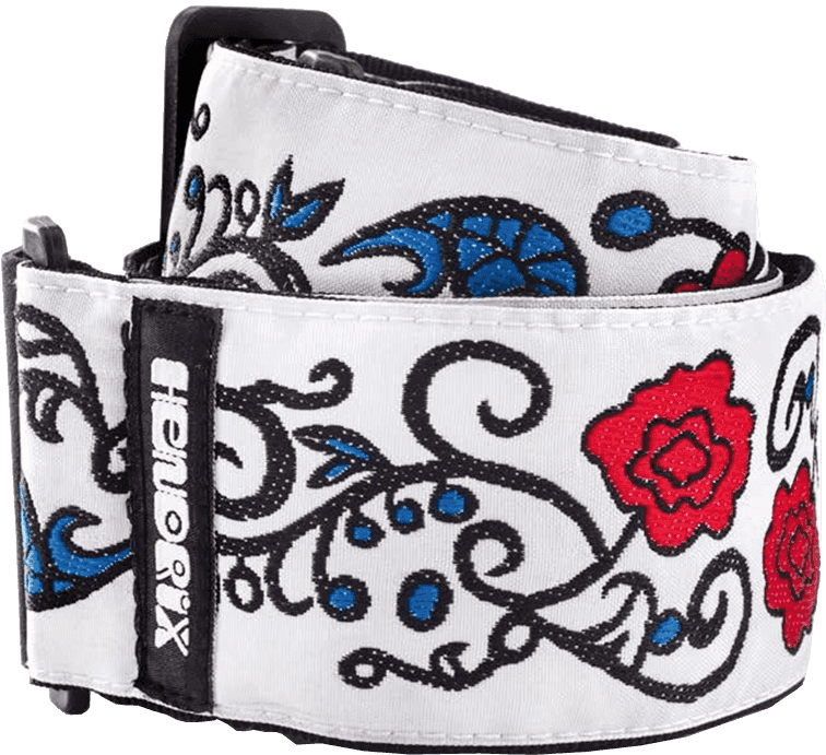 Image Jimi Hendrix Monterey Jh02 Guitar Strap - Jimi Hendrix (756x691), Png Download
