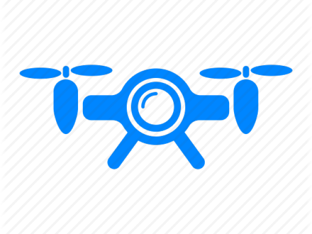 Drone Clipart Camera Icon - Drone Icon Blue (640x480), Png Download