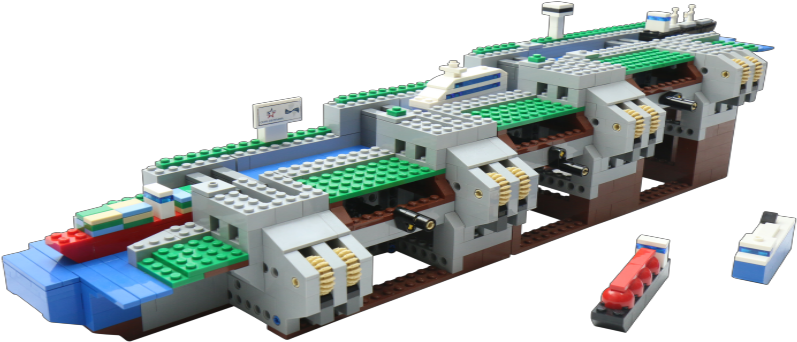 Lego® Education Panama Canal - Panama Canal Lego Set (836x484), Png Download