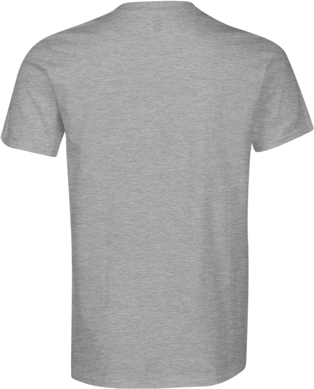 Image Heather Royal - Gray T Shirt Front (800x800), Png Download