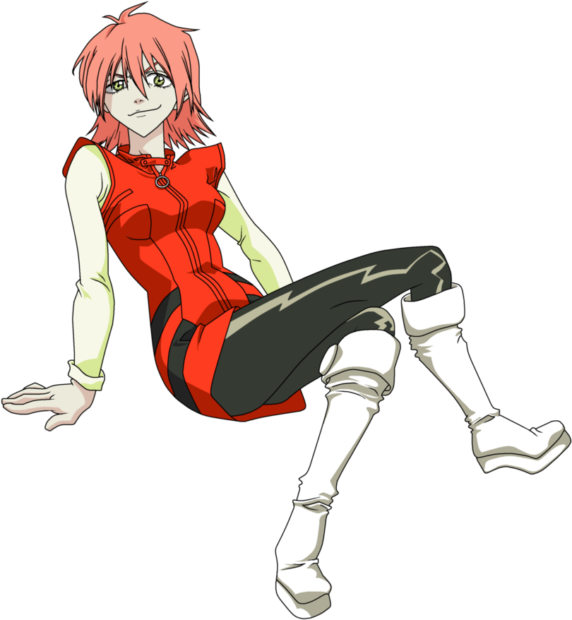 Png - Flcl Haruko Png (857x933), Png Download