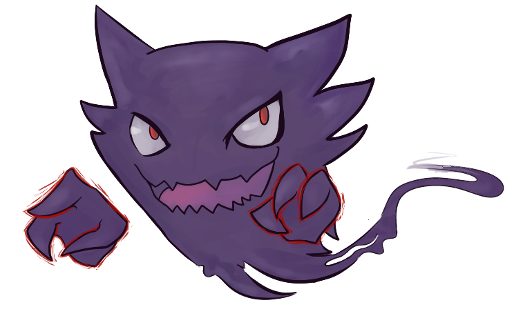 Haunter - Cartoon (760x492), Png Download