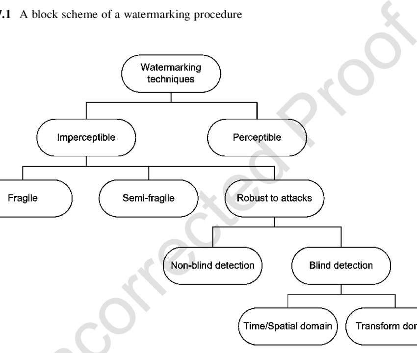 2 Classification Of Digital Watermarking Techniques - Number (850x720), Png Download