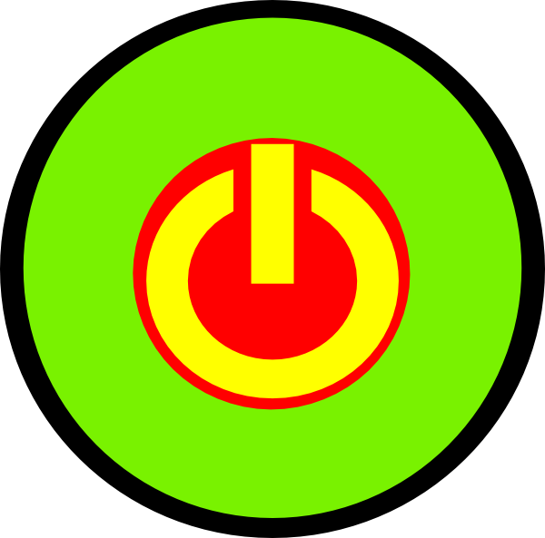 On Button By Yuri Baluyot Svg Clip Arts 600 X 593 Px (600x593), Png Download