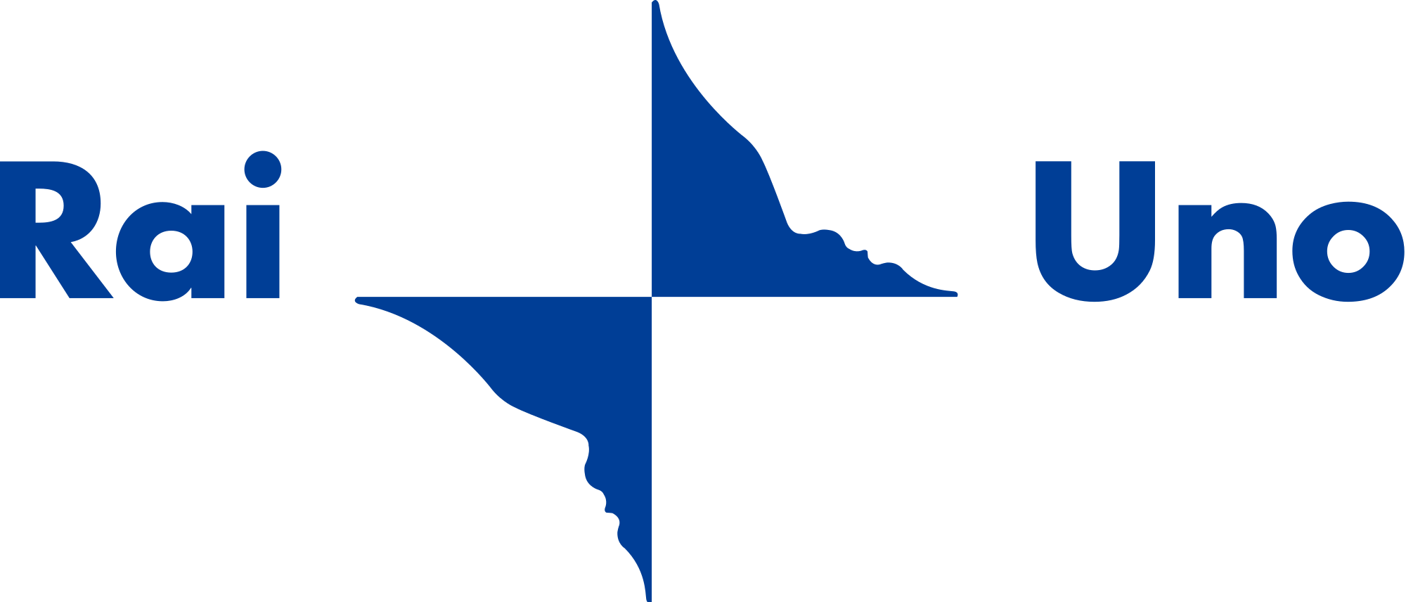 Rai Uno Logo (2000x856), Png Download