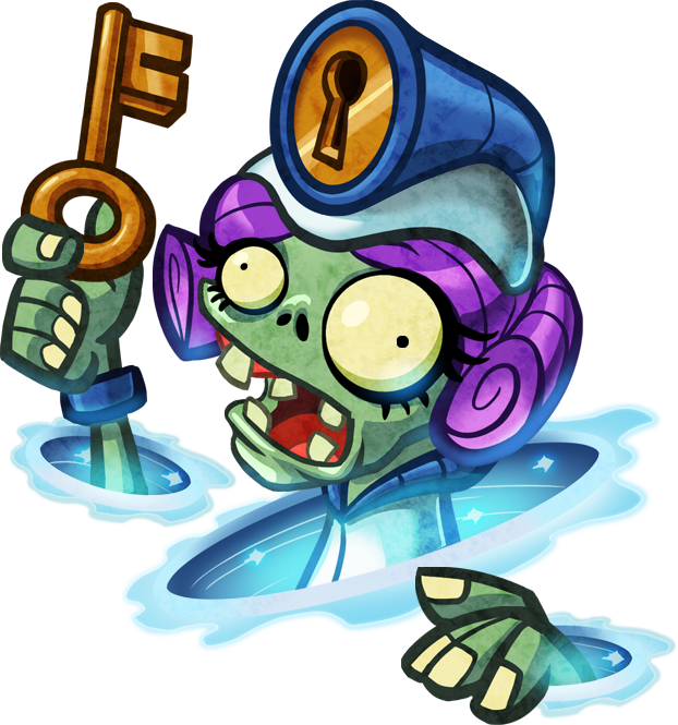 Gate Keeper Clipart - Plants Vs Zombies Heroes Galactic Gardens (622x665), Png Download