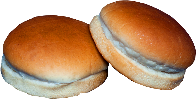 Plain Bun - Macaroon (787x413), Png Download