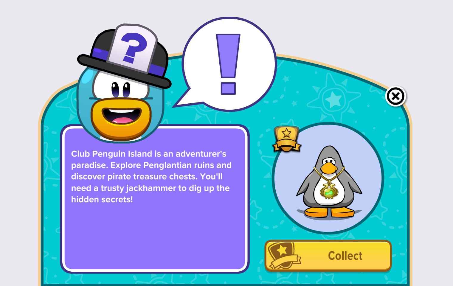 Image Party Adventures Collect Png Collectpng - Club Penguin Island Adventure Party (1520x960), Png Download