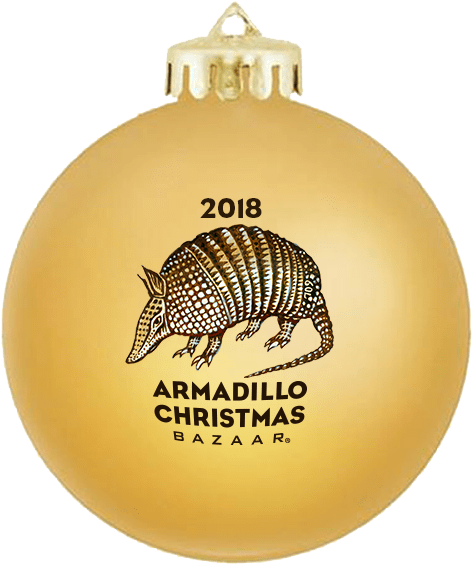 2018 Ornament - Armadillo (600x600), Png Download