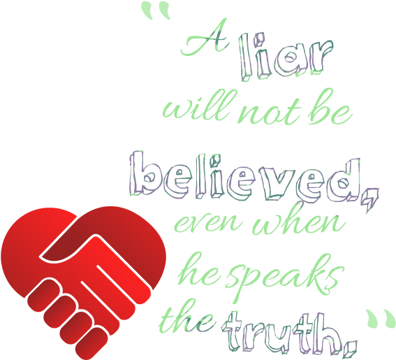 Truth Quotes Png Image Background - Hand (598x555), Png Download