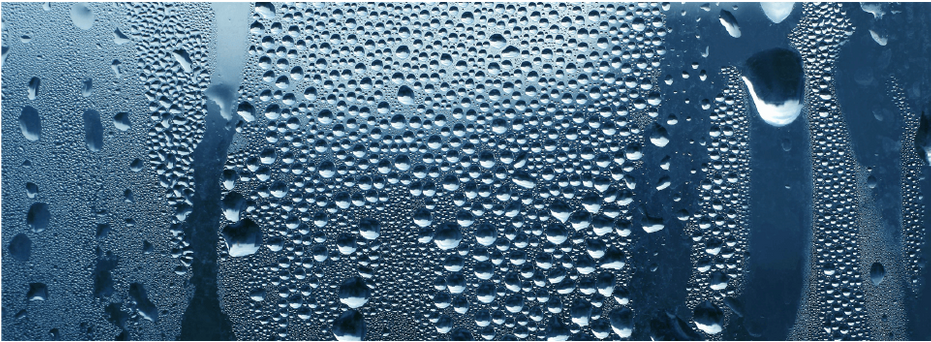Condensation - Water Drop In Glass (930x436), Png Download