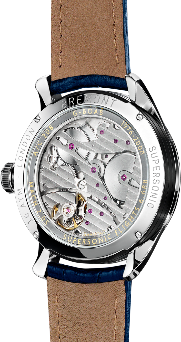 Bremont Supersonic Limited Edition Wg Back - Bremont Supersonic Rose Gold (835x1400), Png Download