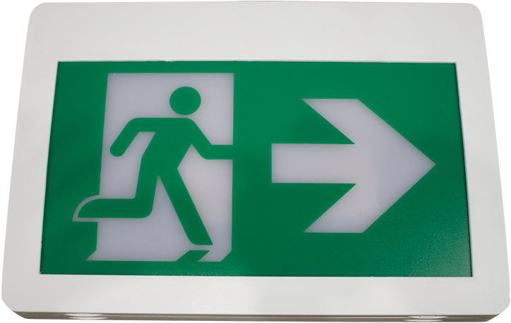 Premise Led Self Powered Running Man Exit Sign Plastic - Emergency Exit (1200x1200), Png Download