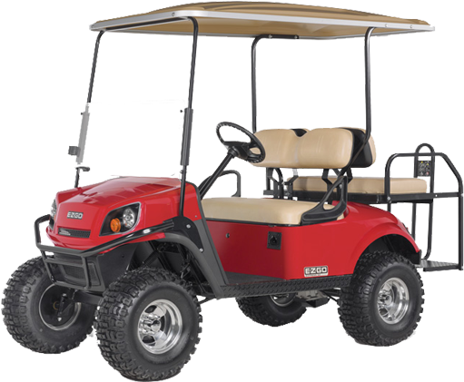 4 Passenger Golf Car - 2019 Ez Go Golf Cart (720x615), Png Download