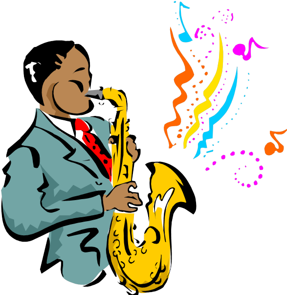 Jazz - Jazz Music Clip Art (587x603), Png Download