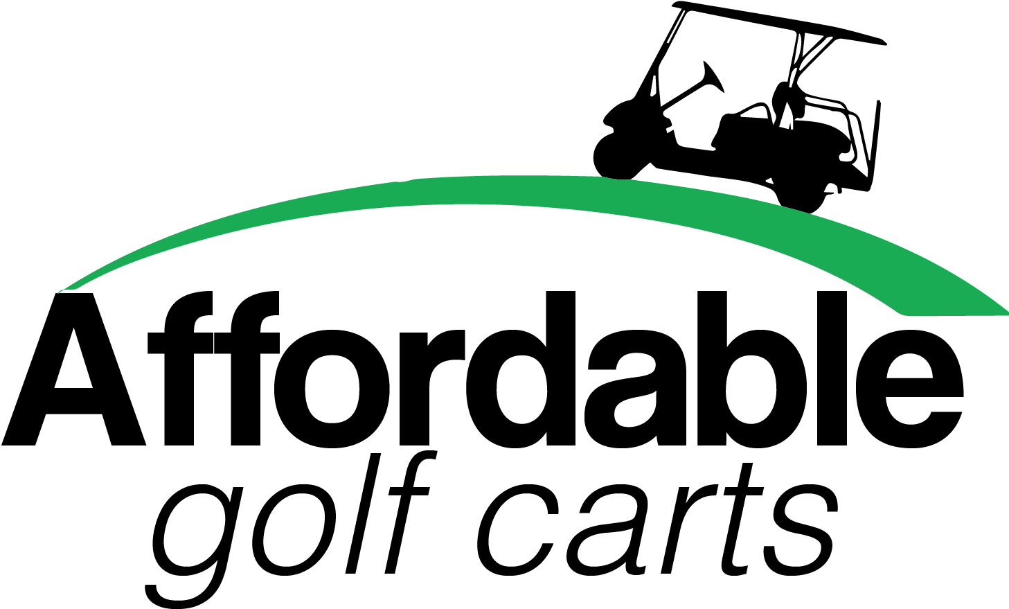 Affordable Golf Cart Logo - Illustration (1500x1125), Png Download