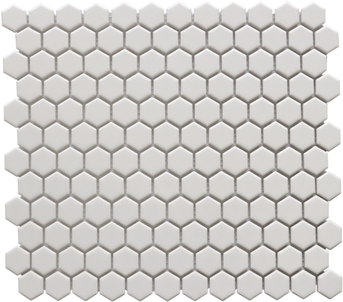 Elcipse Hex White U - Hexagon Tile (948x693), Png Download