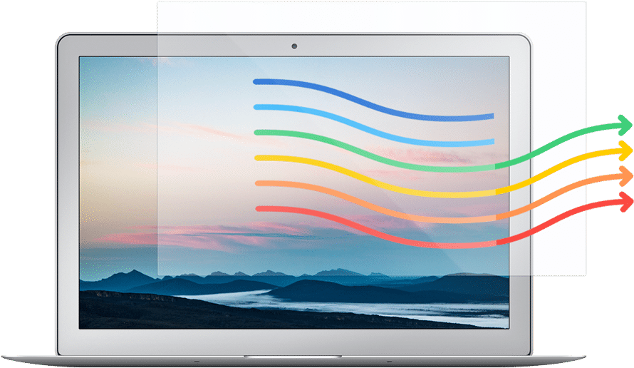 Led-backlit Lcd Display (1015x840), Png Download
