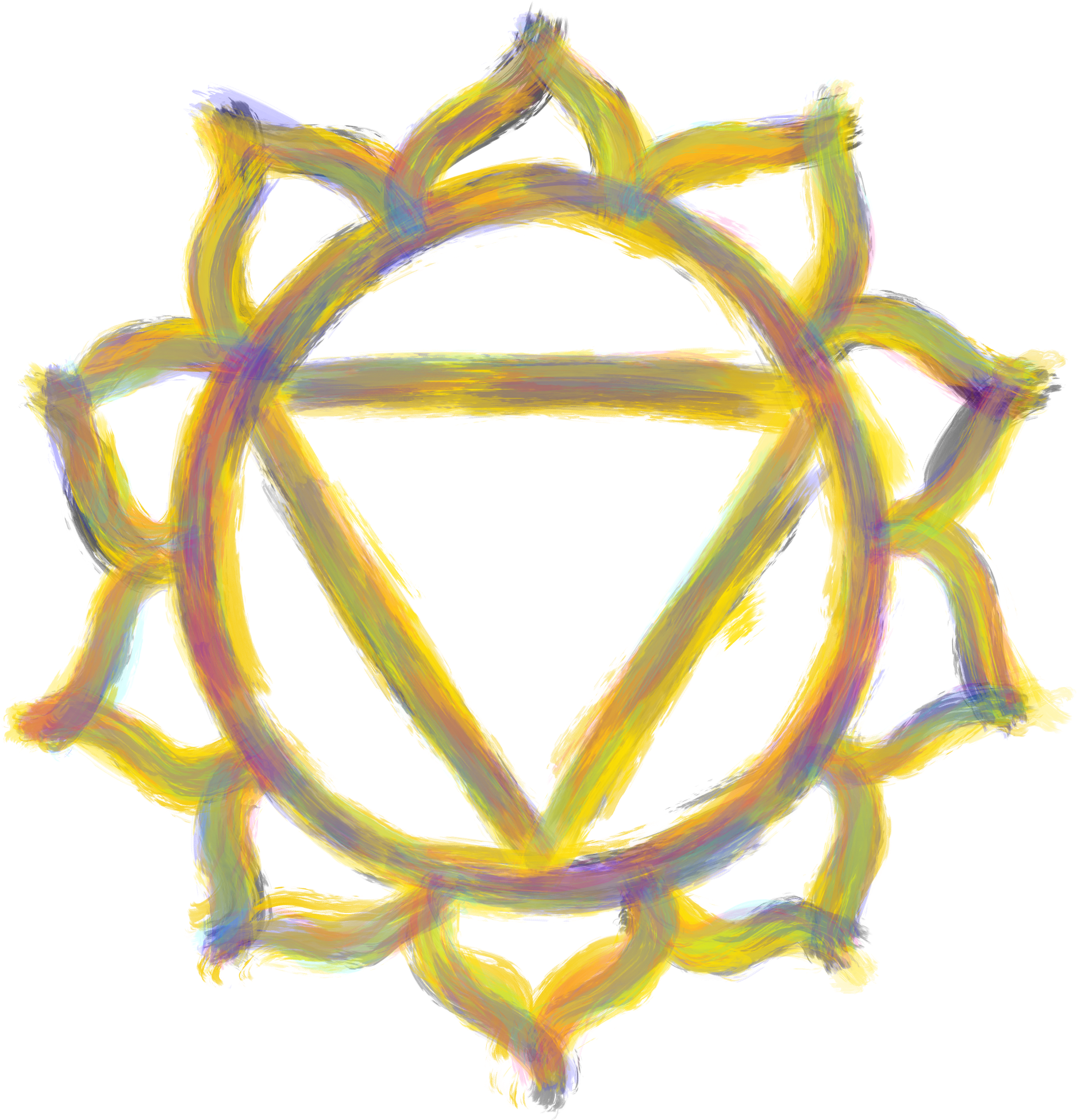 The Solar Plexus Chakra - Sudarshan Chakra Image Hd (2000x2000), Png Download