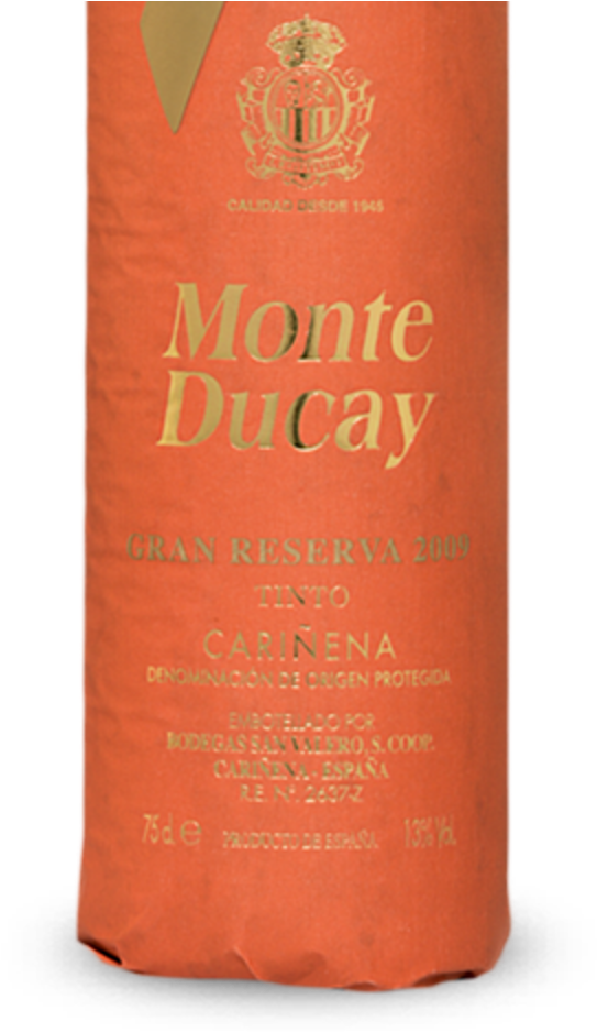 Monte Ducay Gran Reserva Pergamino Tinto 2009 Van San - Book (542x1000), Png Download