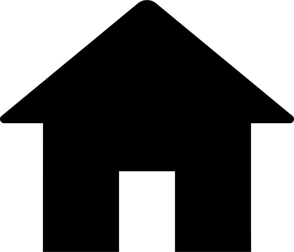 Png File Svg - House Icon Png Black (980x840), Png Download