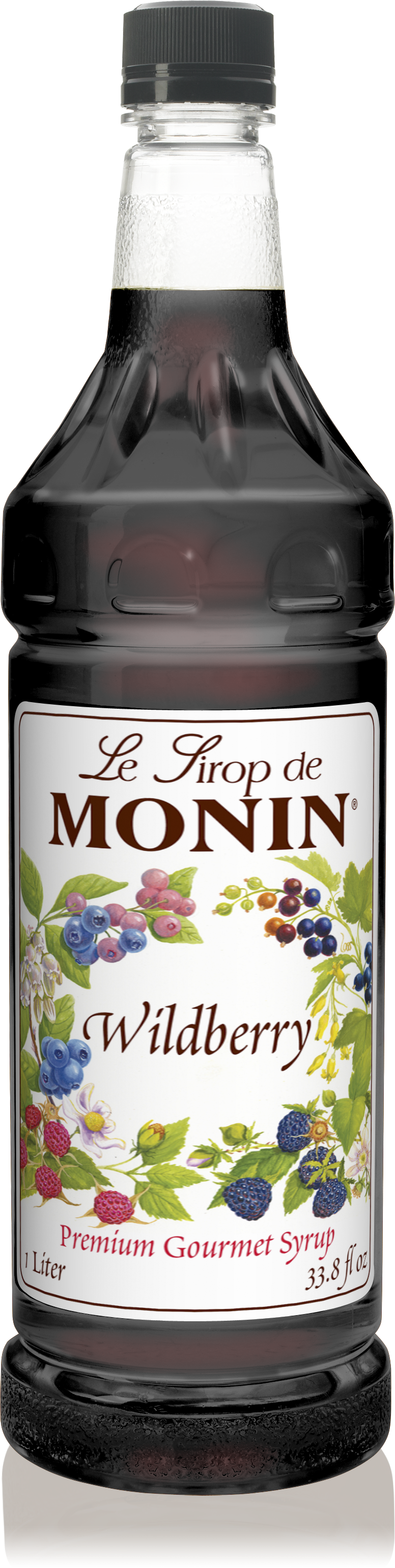 Description - Monin Berry Sangria Syrup (776x3082), Png Download