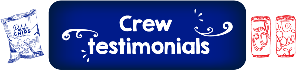 Crew Testimonials Blue-01 - Graphic Design (1000x332), Png Download