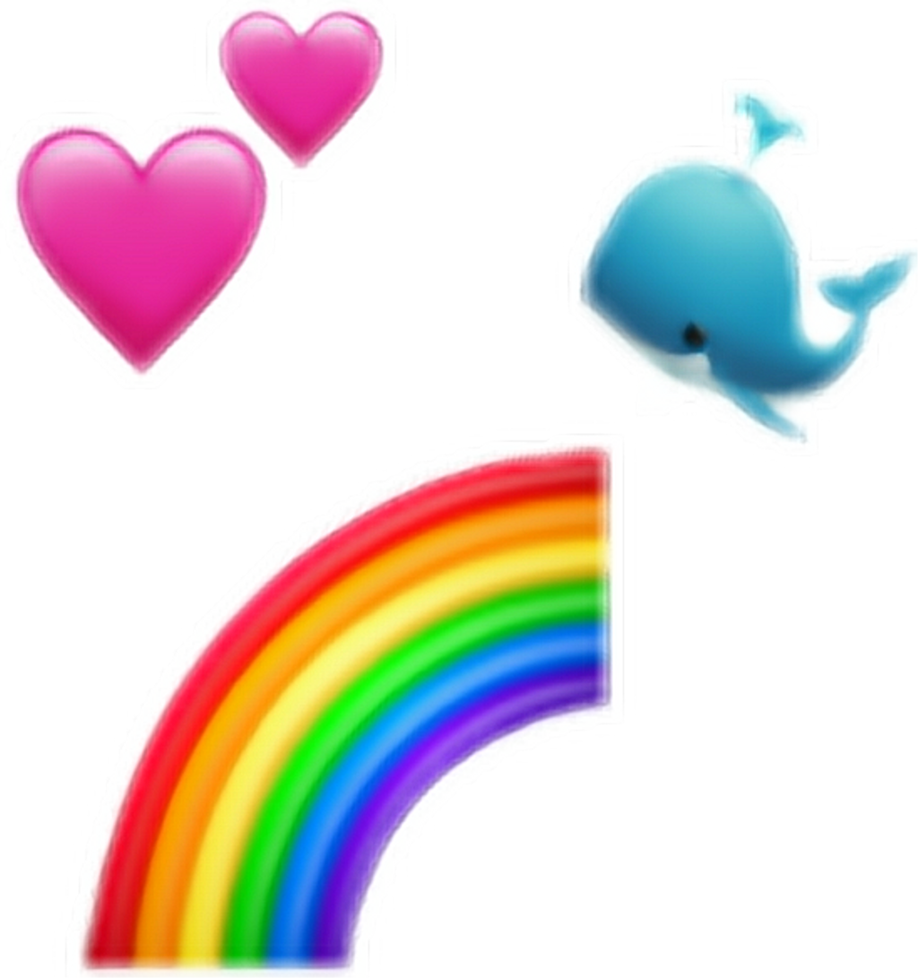 Download Yuppo Sticker Iphone Emojis Rainbow Full Size PNG Image
