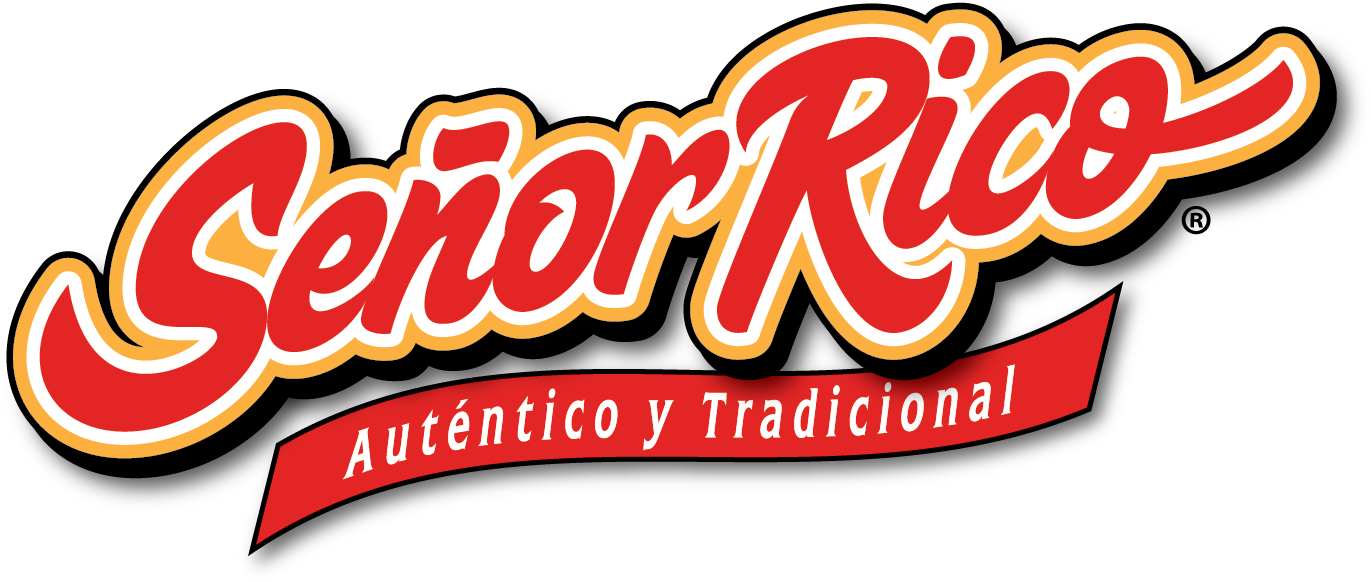 Señor Rico Rainbow Gelatin 5oz - Senor Rico Logo (1381x595), Png Download