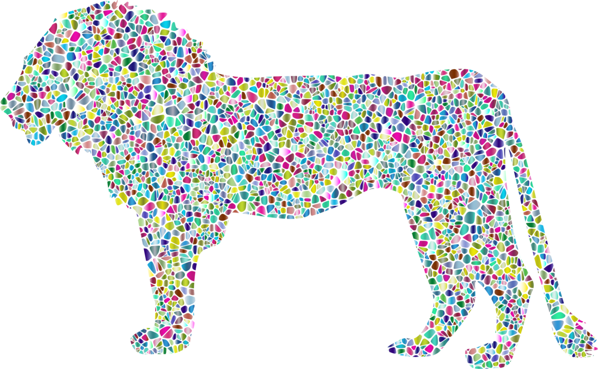 Lion Silhouette Computer Icons Cougar Animal - Clip Art (1214x750), Png Download