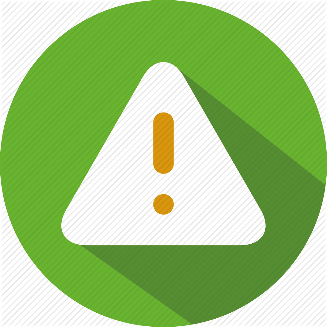 Attention, Warning Icon - Attention Flat Icon Png (1055x1055), Png Download