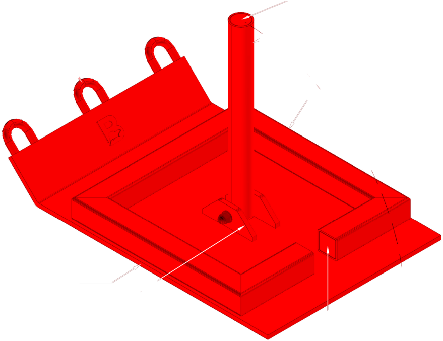 Bf Folding Drag Sled-ga Copy - Illustration (1000x688), Png Download