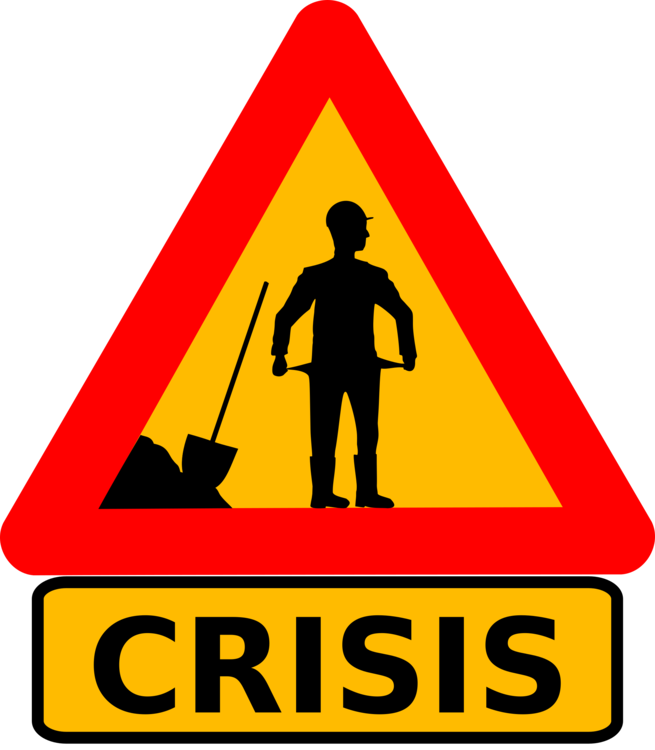 Financial Crisis Computer Icons Crisis Communication - Warning Monster (655x750), Png Download