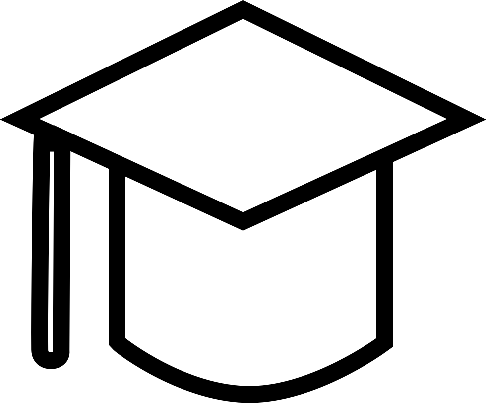 Png File Svg - Graduate Line Icon Png (980x812), Png Download