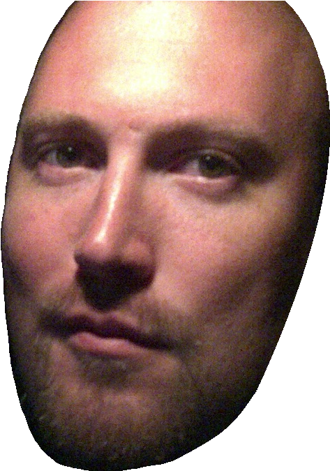 Creeper Face2 - Human (704x782), Png Download