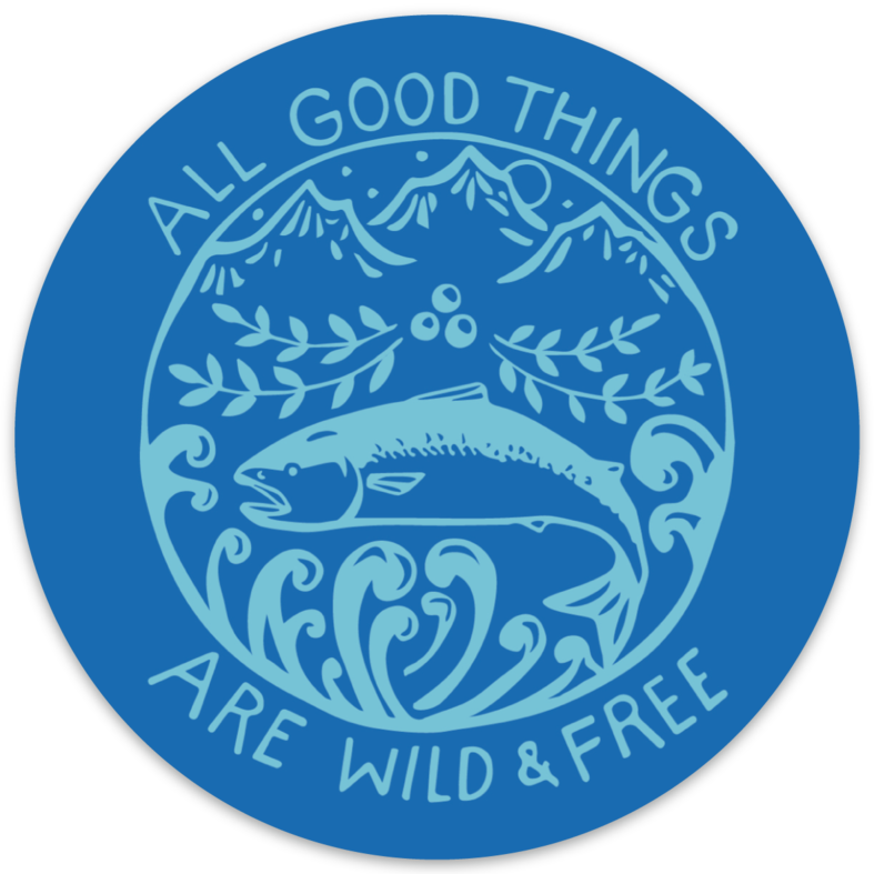 Wild & Free Decal - Hellbender (787x787), Png Download