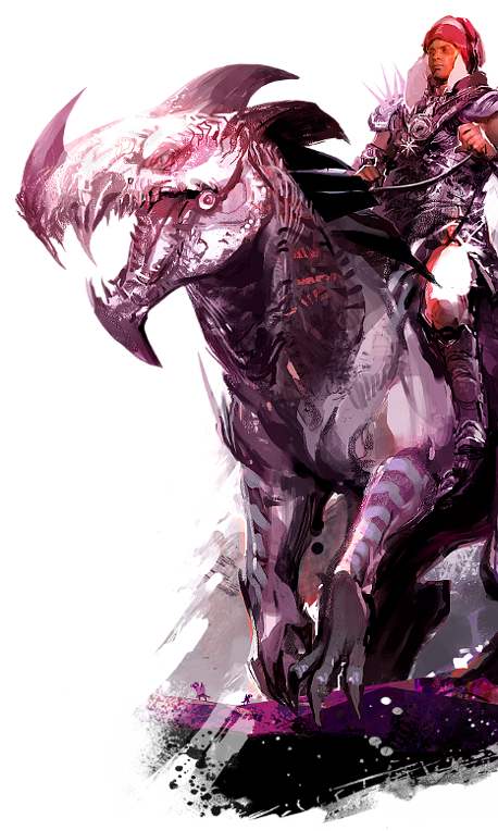Main Page Background Right - Guild Wars 2 Path Of Fire Key (550x800), Png Download